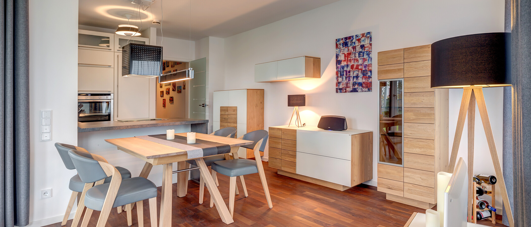 квартира München Obersendling 05 гостиная 9748