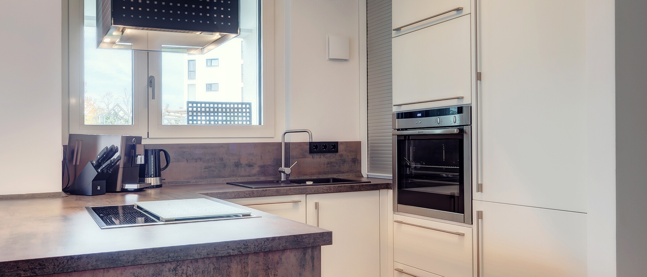 квартира München Obersendling 01 кухня 9748