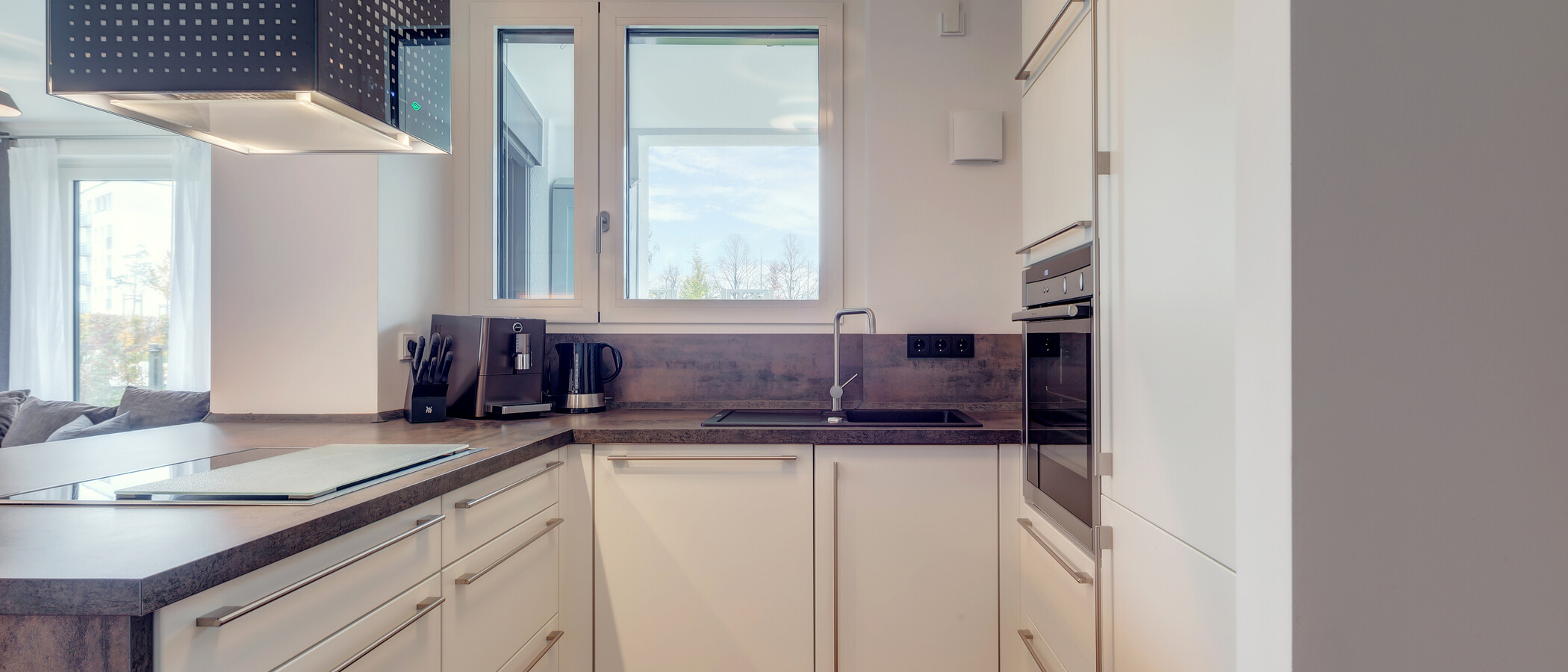 квартира München Obersendling 02 кухня 9748