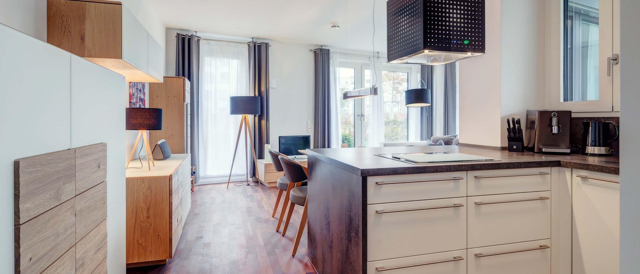 квартира München Obersendling 03 кухня 9748