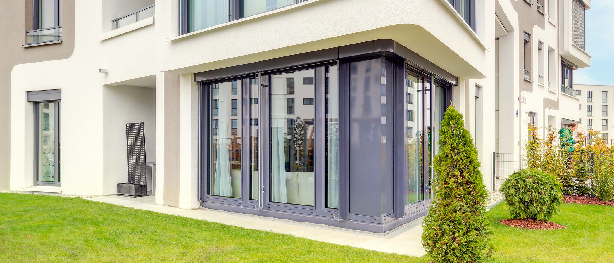 квартира München Obersendling 02 сад 9748