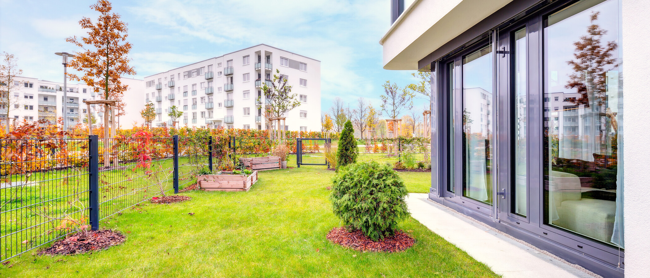 квартира München Obersendling 04 сад 9748