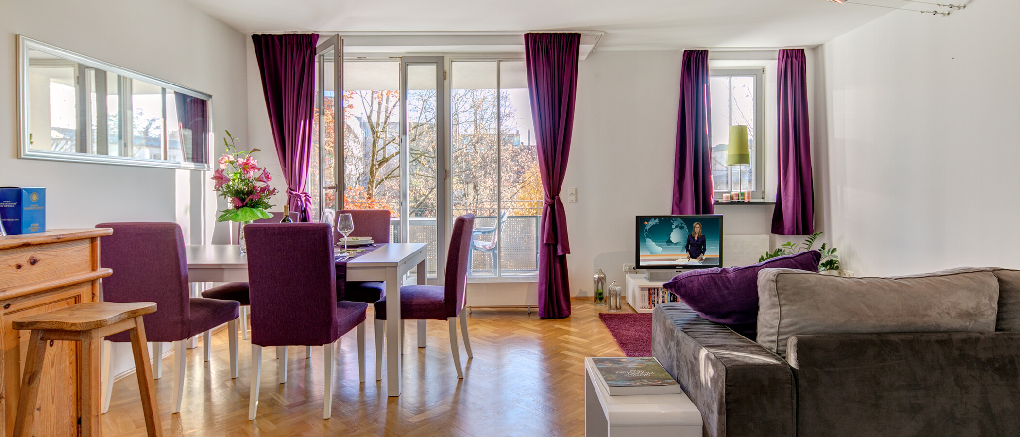 квартира München Haidhausen 02 гостиная 9754