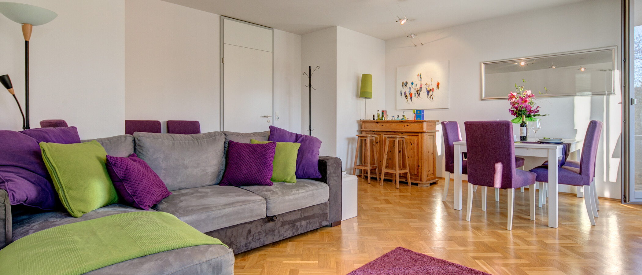 квартира München Haidhausen 05 гостиная 9754