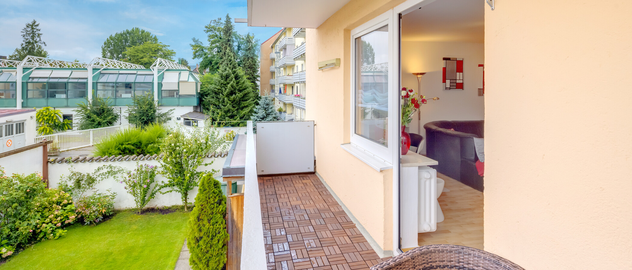 квартира München Sendling 01 балкон 9759