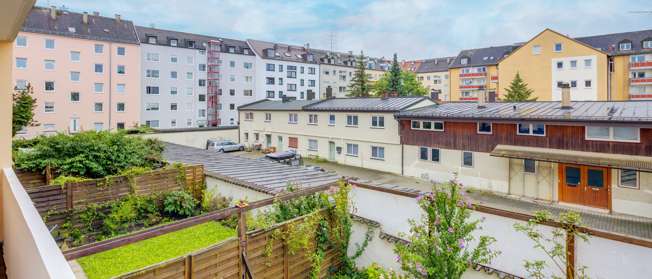 квартира München Sendling 01 вид из окна 9759