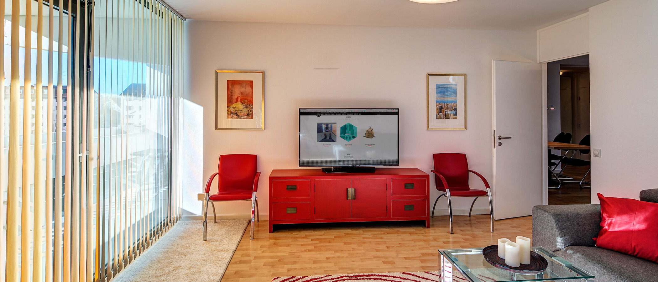 квартира München Schwabing-West 03 гостиная 9763