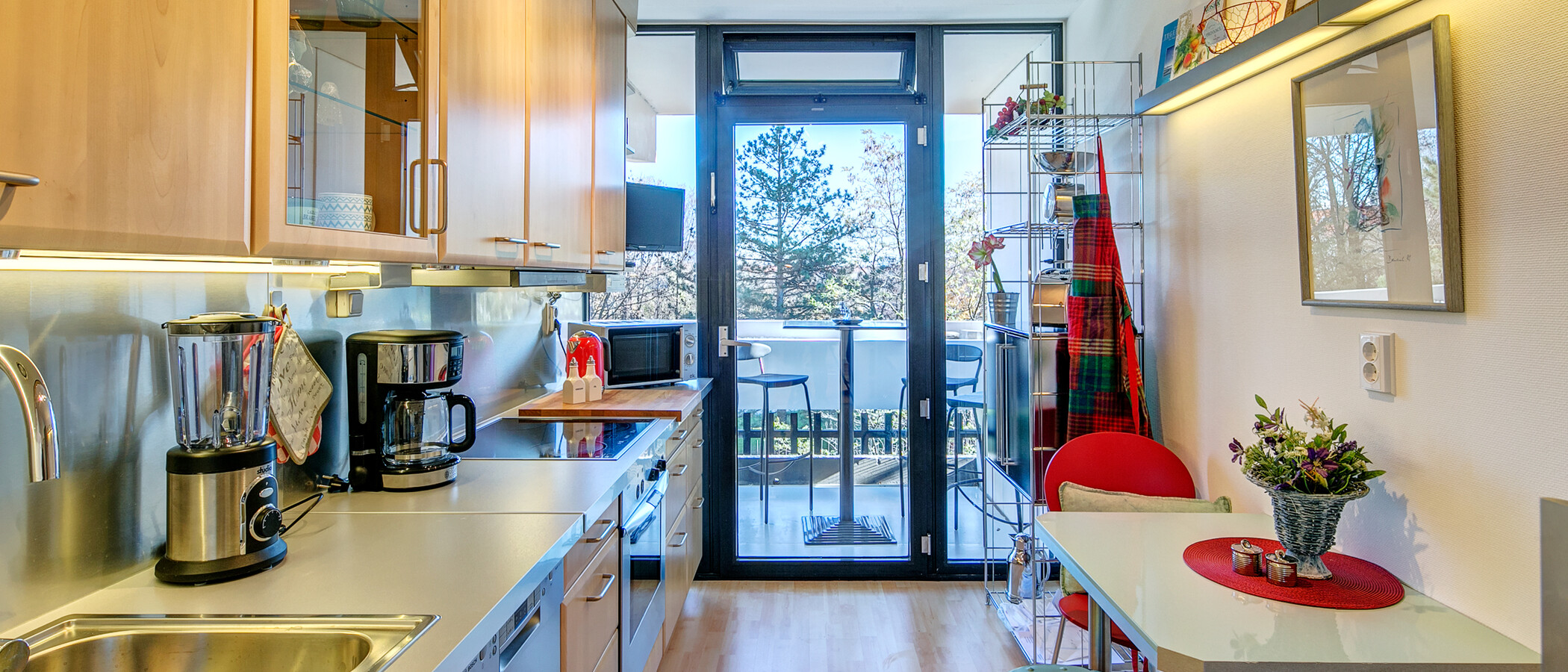 квартира München Schwabing-West 01 кухня 9763