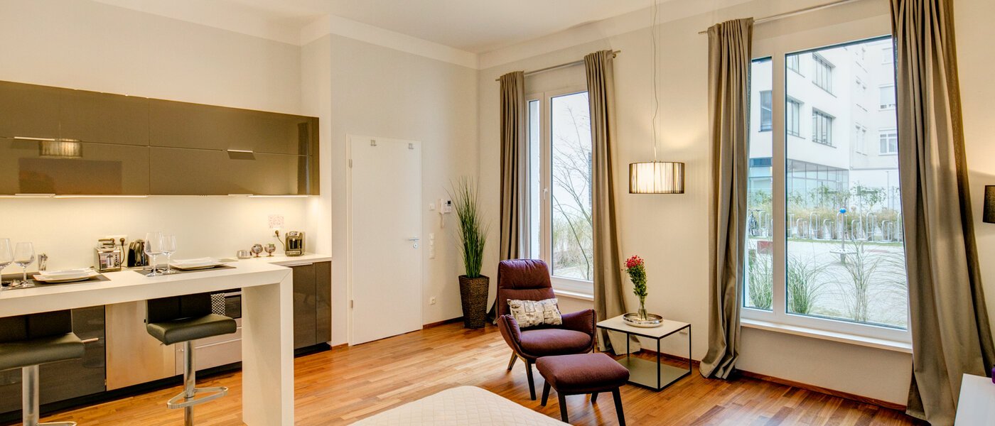 квартира München Ludwigsvorstadt 05 гостиная 9771