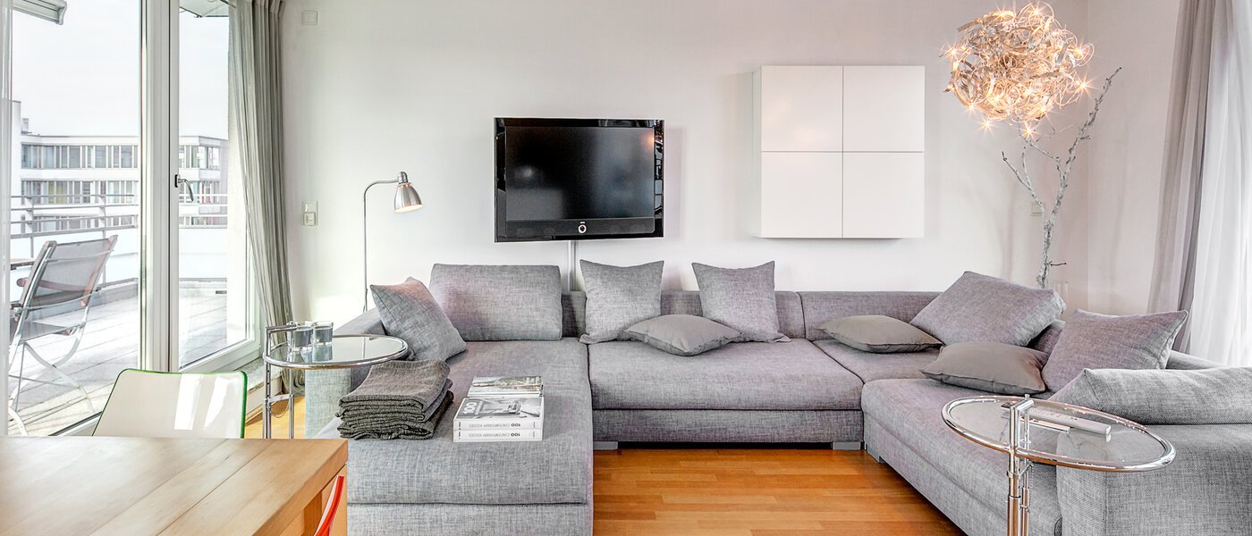 квартира-пентхаус München Obergiesing 02 гостиная 9778