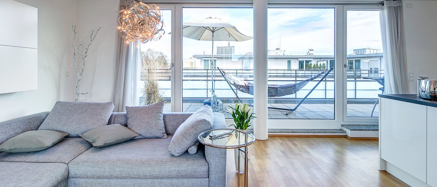 квартира-пентхаус München Obergiesing 04 гостиная 9778