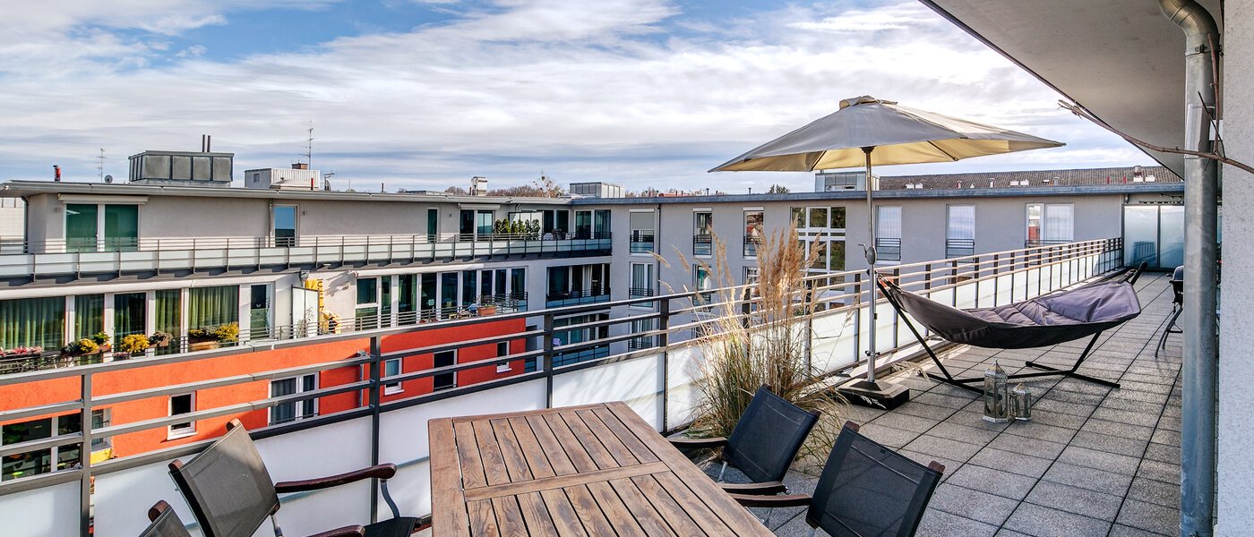 квартира-пентхаус München Obergiesing 01 терраса 9778