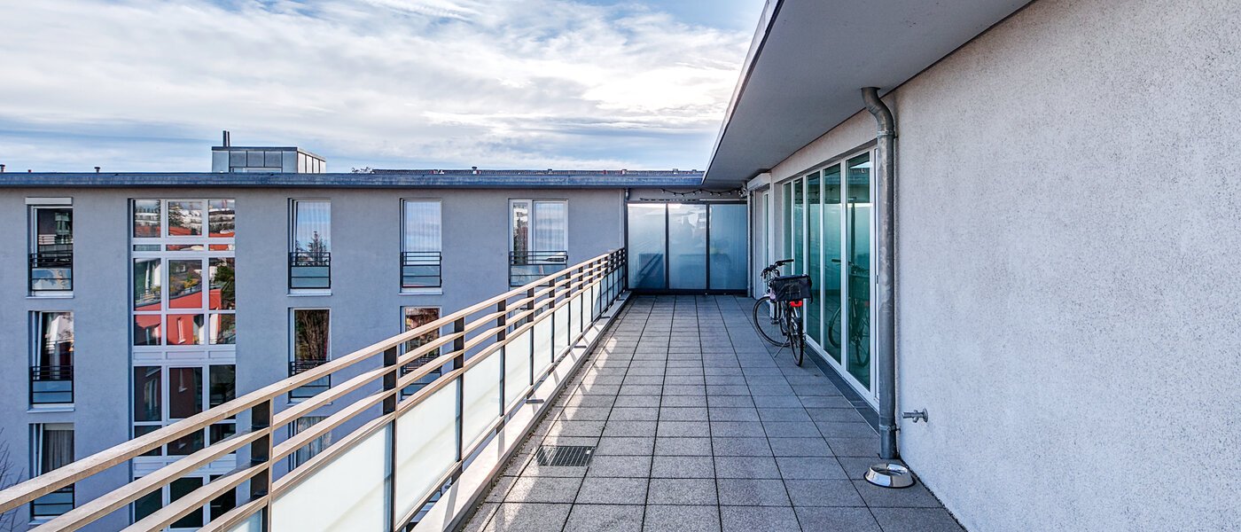 квартира-пентхаус München Obergiesing 02 терраса 9778