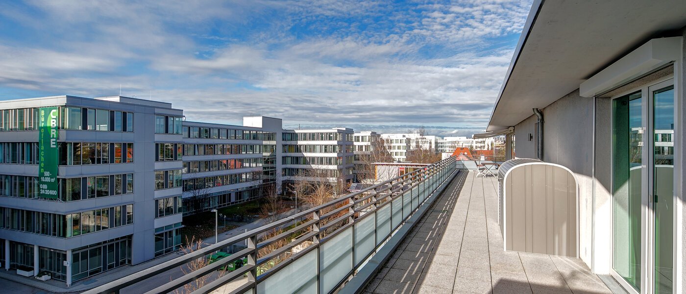 квартира-пентхаус München Obergiesing 06 терраса 9778