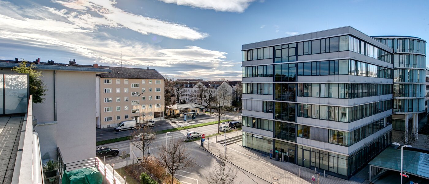 квартира-пентхаус München Obergiesing 03 вид из окна 9778