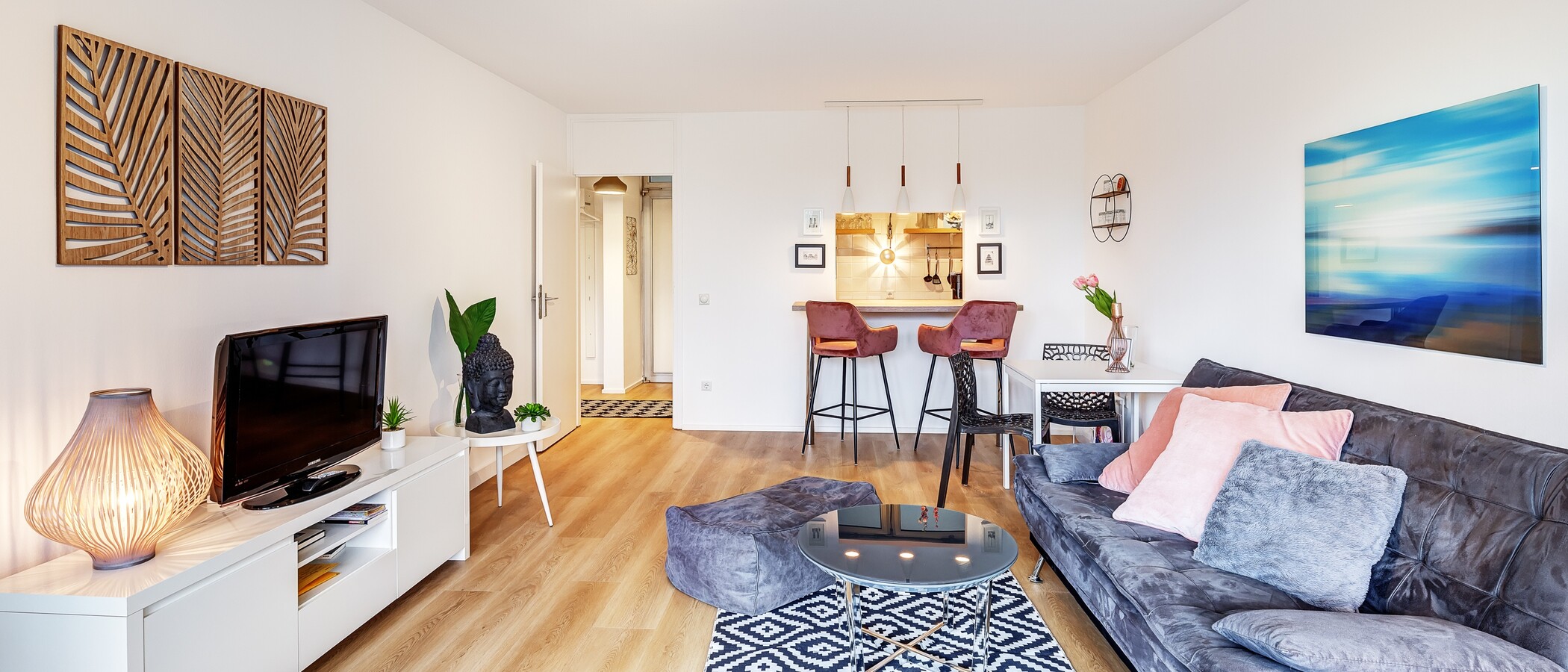 квартира München Schwabing-Nord (zw. Leopoldstraße & Englischen Garten) 01 жилое пространство 9789