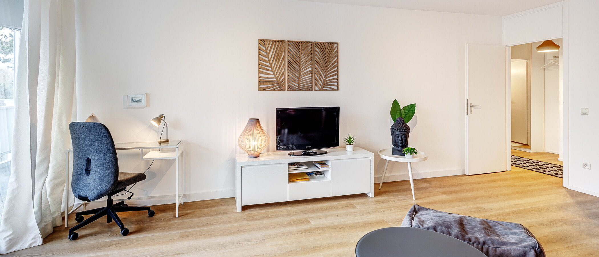 квартира München Schwabing-Nord (zw. Leopoldstraße & Englischen Garten) 05 жилое пространство 9789