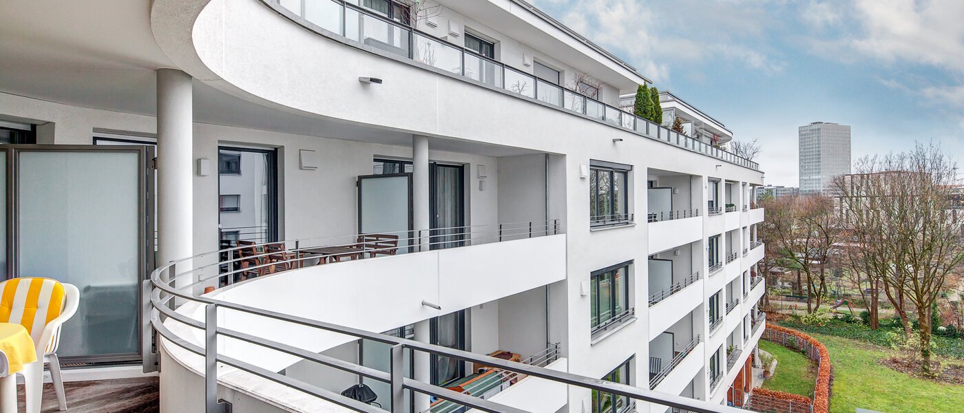 квартира München Parkstadt Schwabing 02 балкон 9790