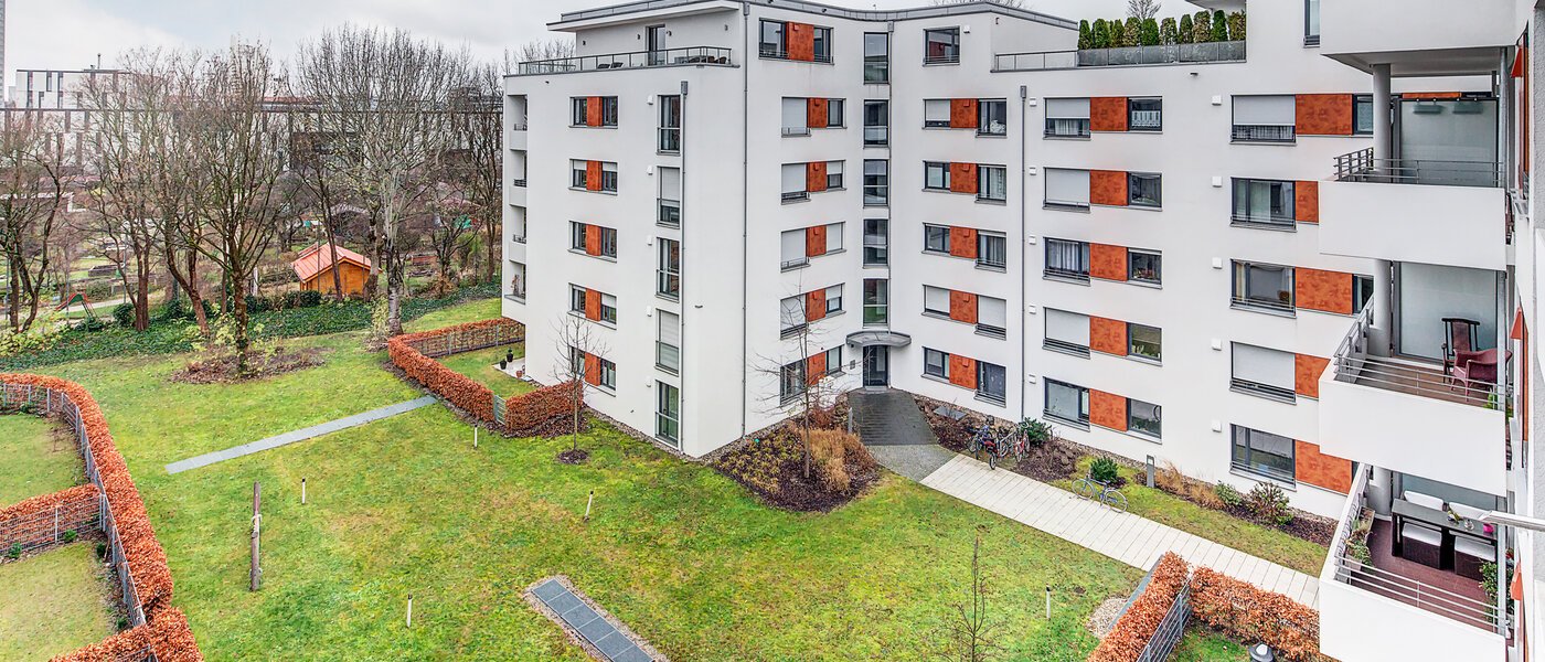 квартира München Parkstadt Schwabing 01 вид из окна 9790