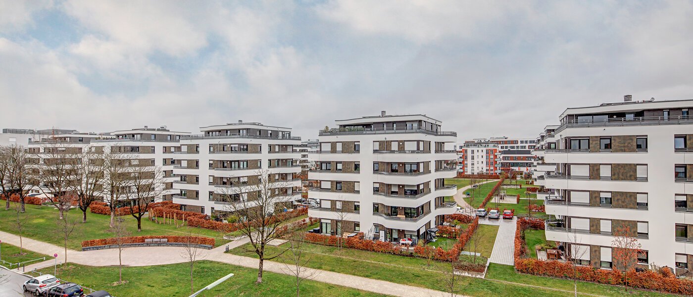квартира München Parkstadt Schwabing 02 вид из окна 9790