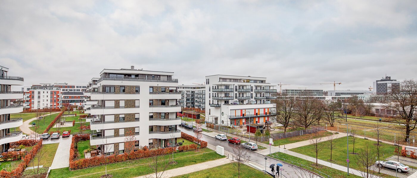 квартира München Parkstadt Schwabing 03 вид из окна 9790