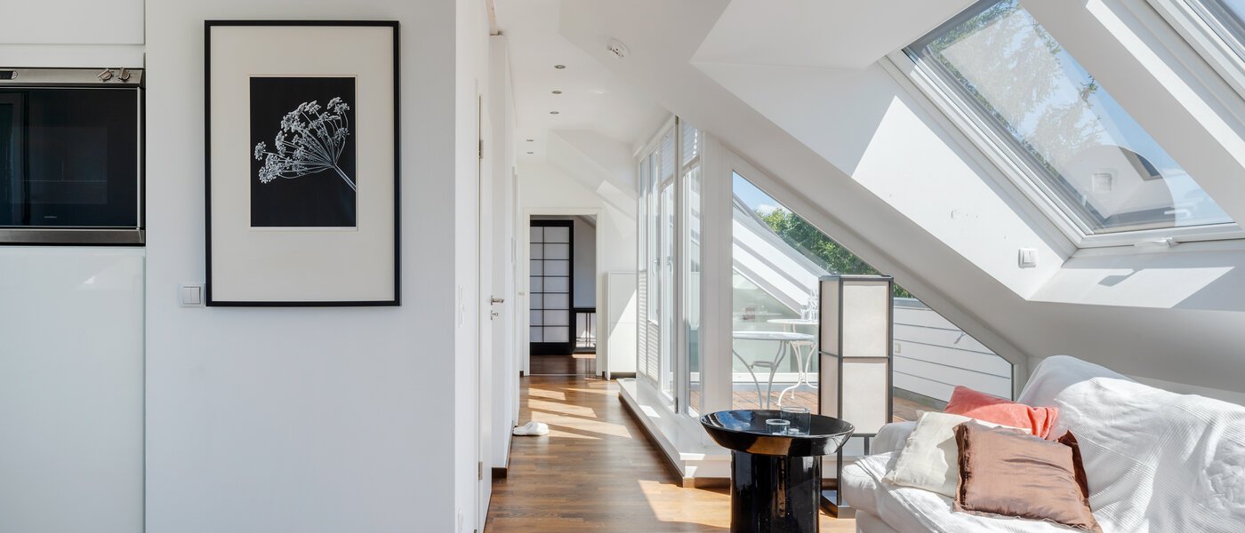 мансардная квартира München Untermenzing 06 жилое пространство 9794