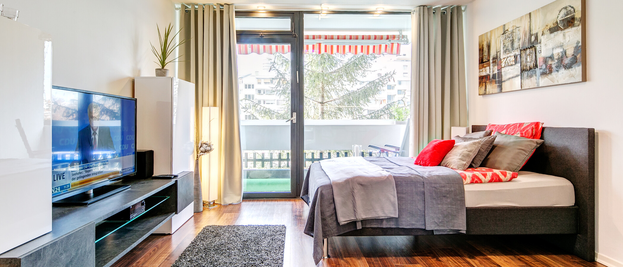 квартира München Schwabing-West 03 гостиная 9823