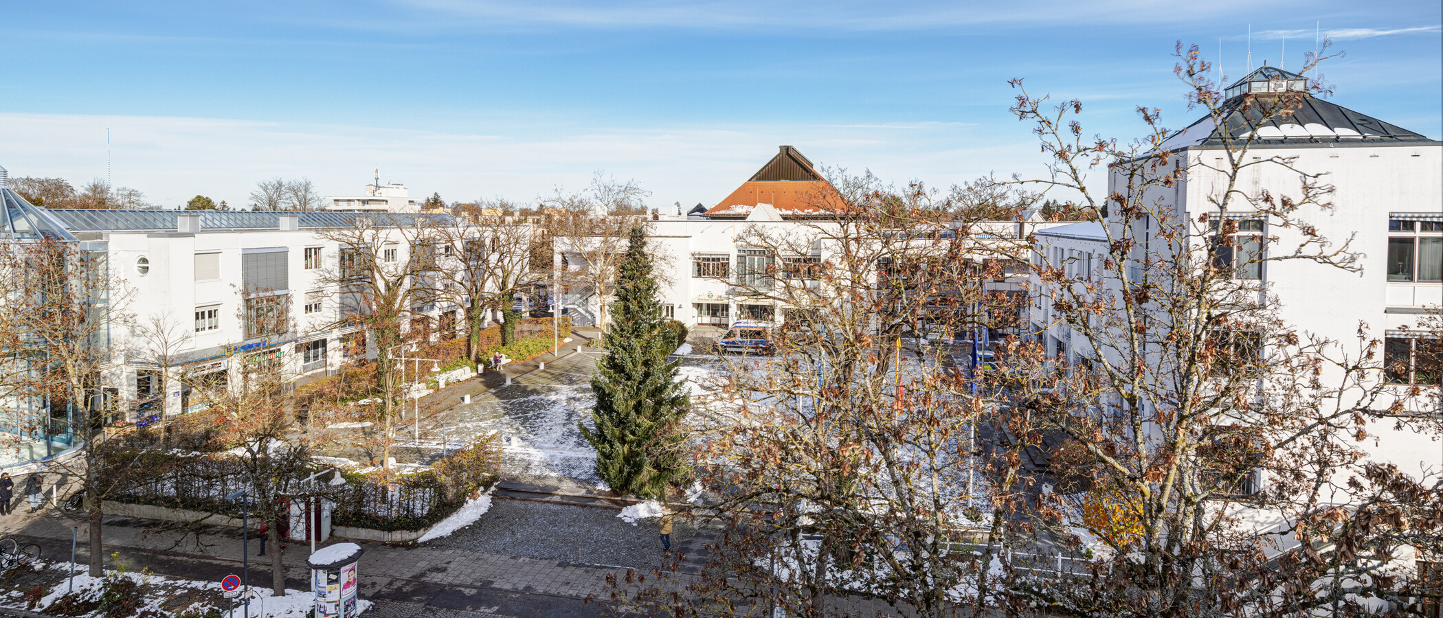 мансардная квартира Ottobrunn 04 вид из окна 9824