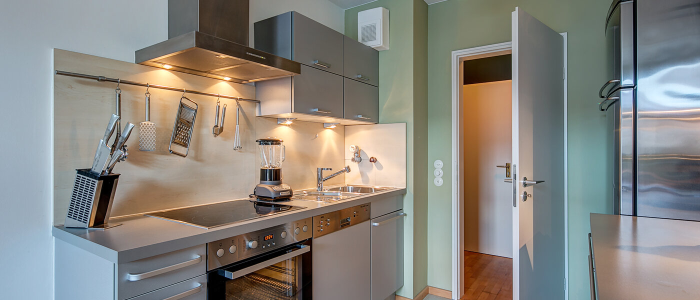 квартира München Nymphenburg-Gern 01 кухня 9853