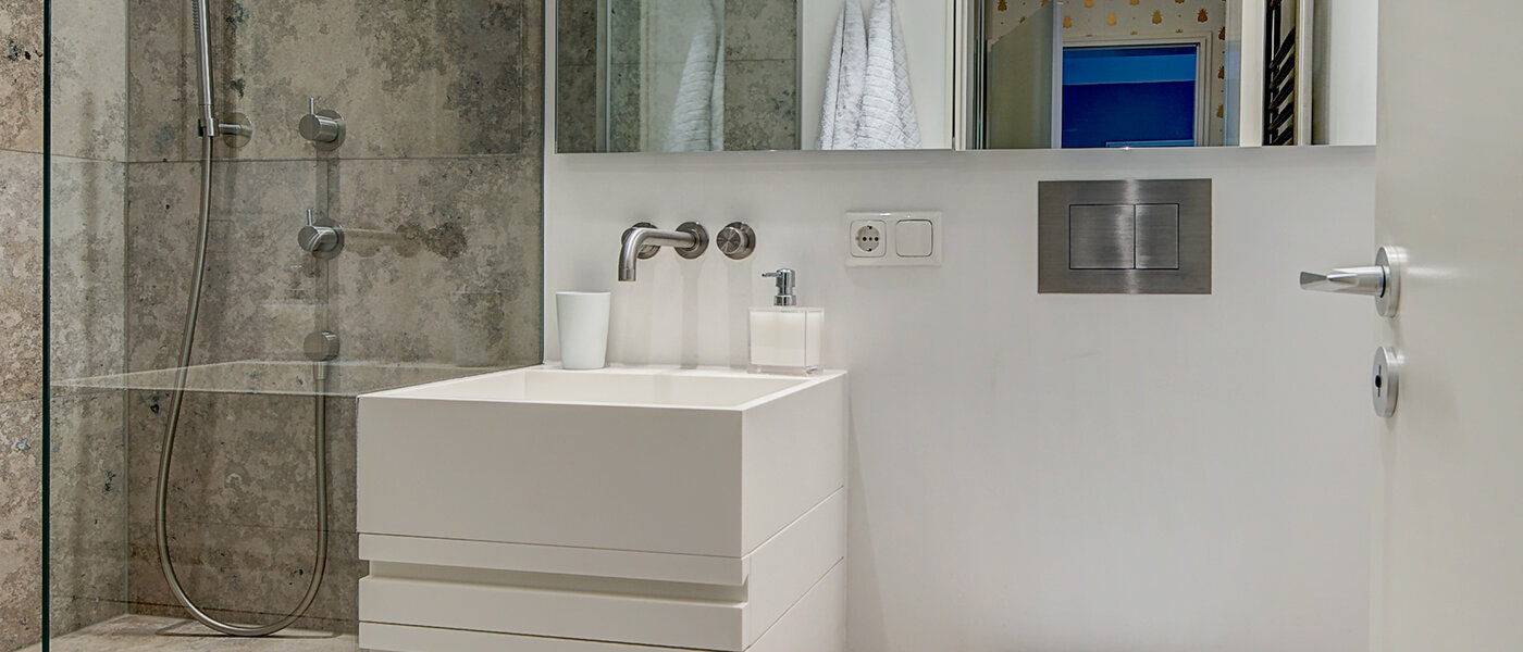 квартира München Nymphenburg-Gern 01 ванная комната 9853