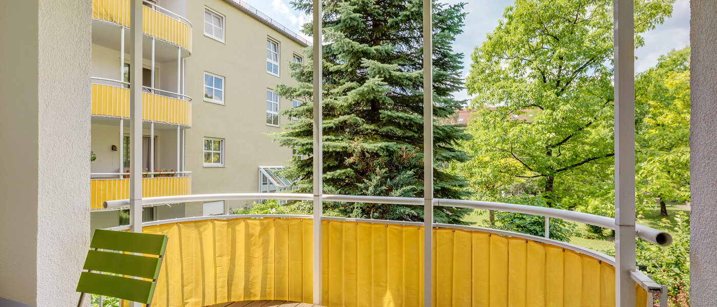 квартира München Nymphenburg-Gern 01 балкон 9853