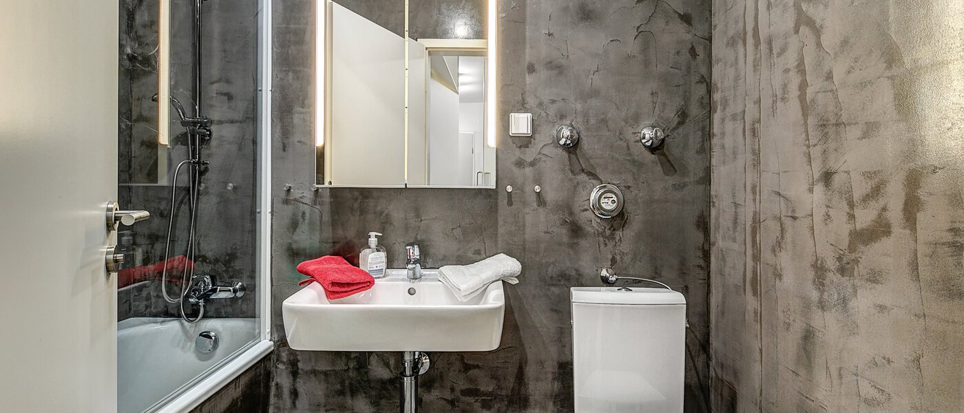 квартира München Solln 01 ванная комната 9857