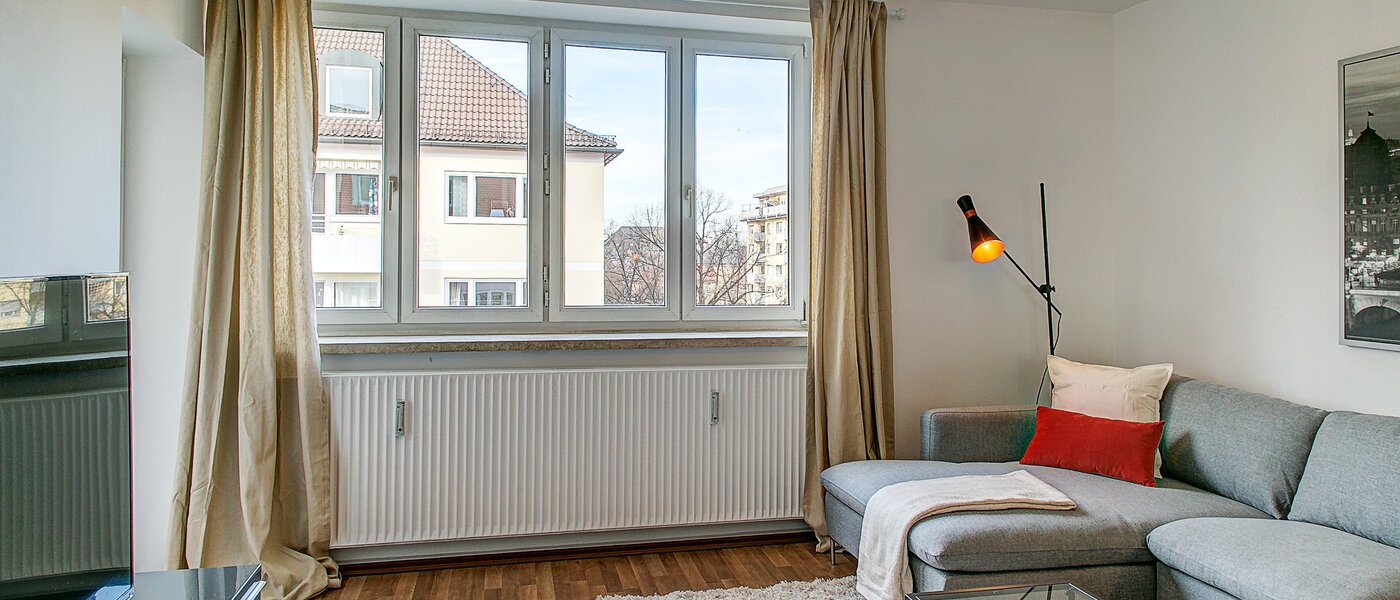 квартира München Schwabing 02 гостиная 9871