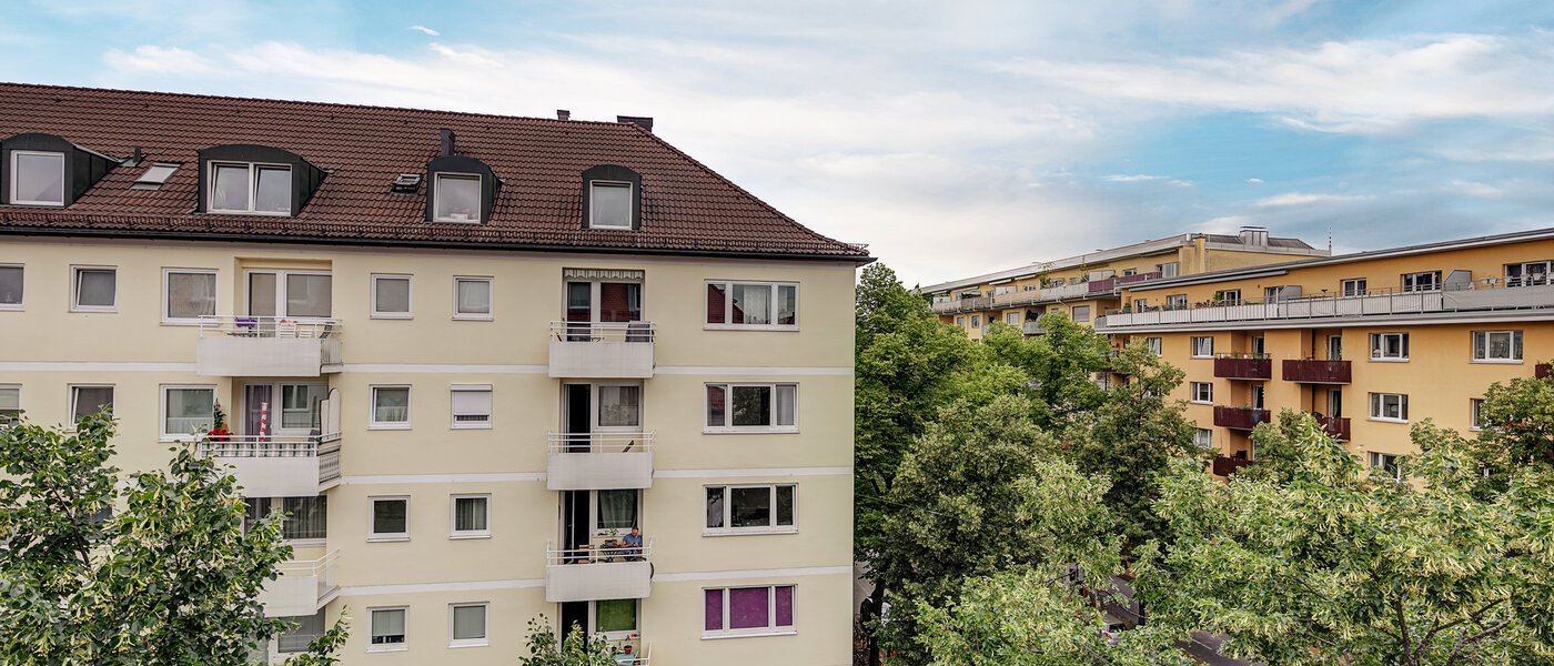 квартира München Schwabing 02 вид из окна 9871
