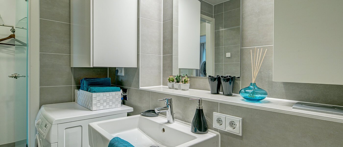 квартира München Schwabing-Georgenschwaige 02 ванная комната 9904