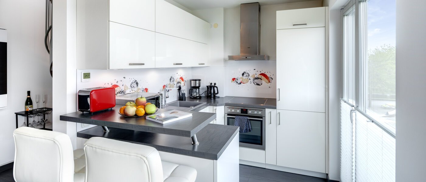 квартира München Messestadt Riem 01 кухня 9917