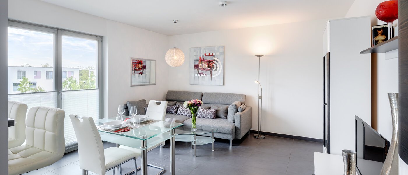 квартира München Messestadt Riem 01 жилое пространство 9917