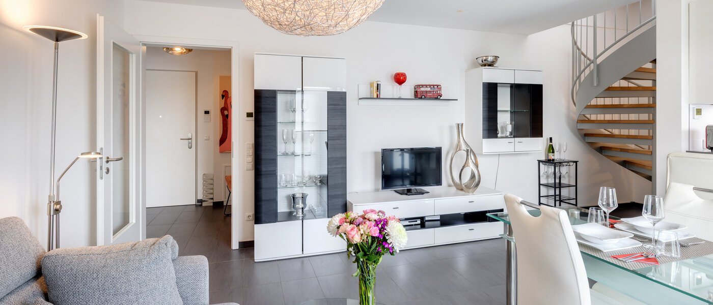 квартира München Messestadt Riem 05 жилое пространство 9917