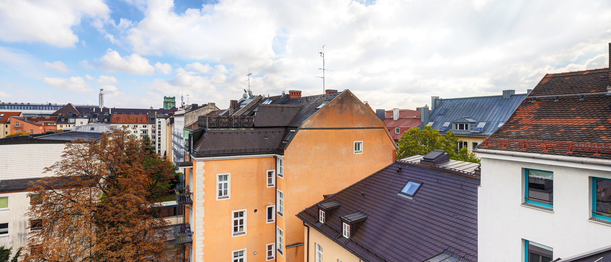 двухэтажная квартира-галерея München Maxvorstadt - Museumsviertel 04 вид из окна 9925