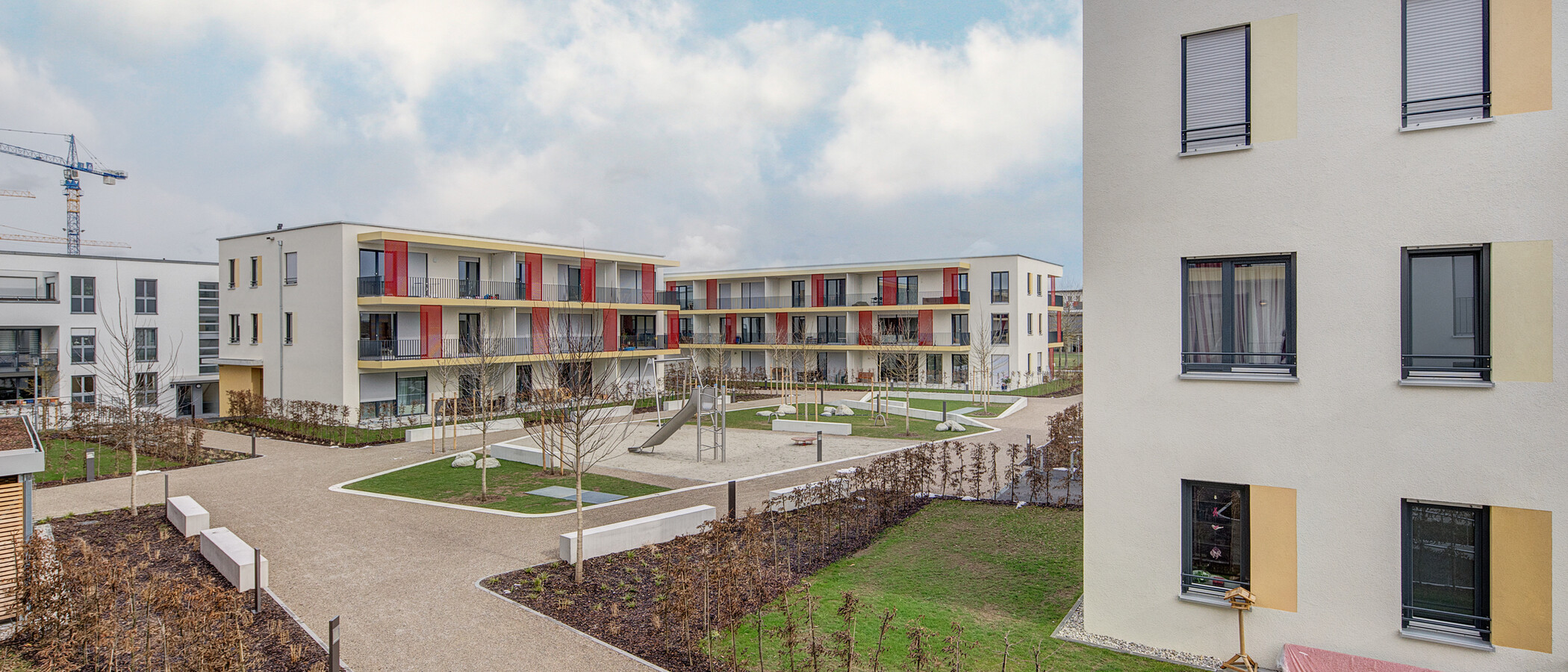 квартира München Messestadt Riem 02 вид из окна 9927