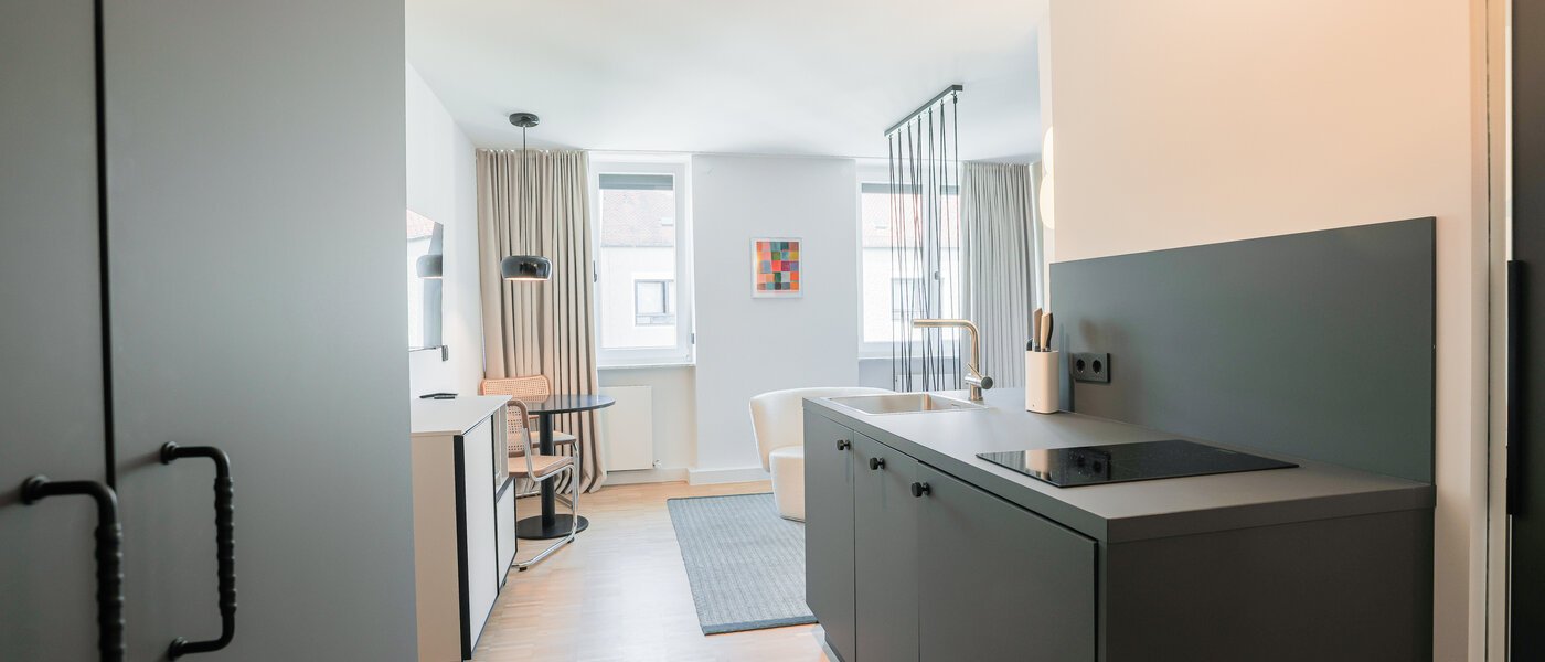 вилла München Lehel 02 кухня 995