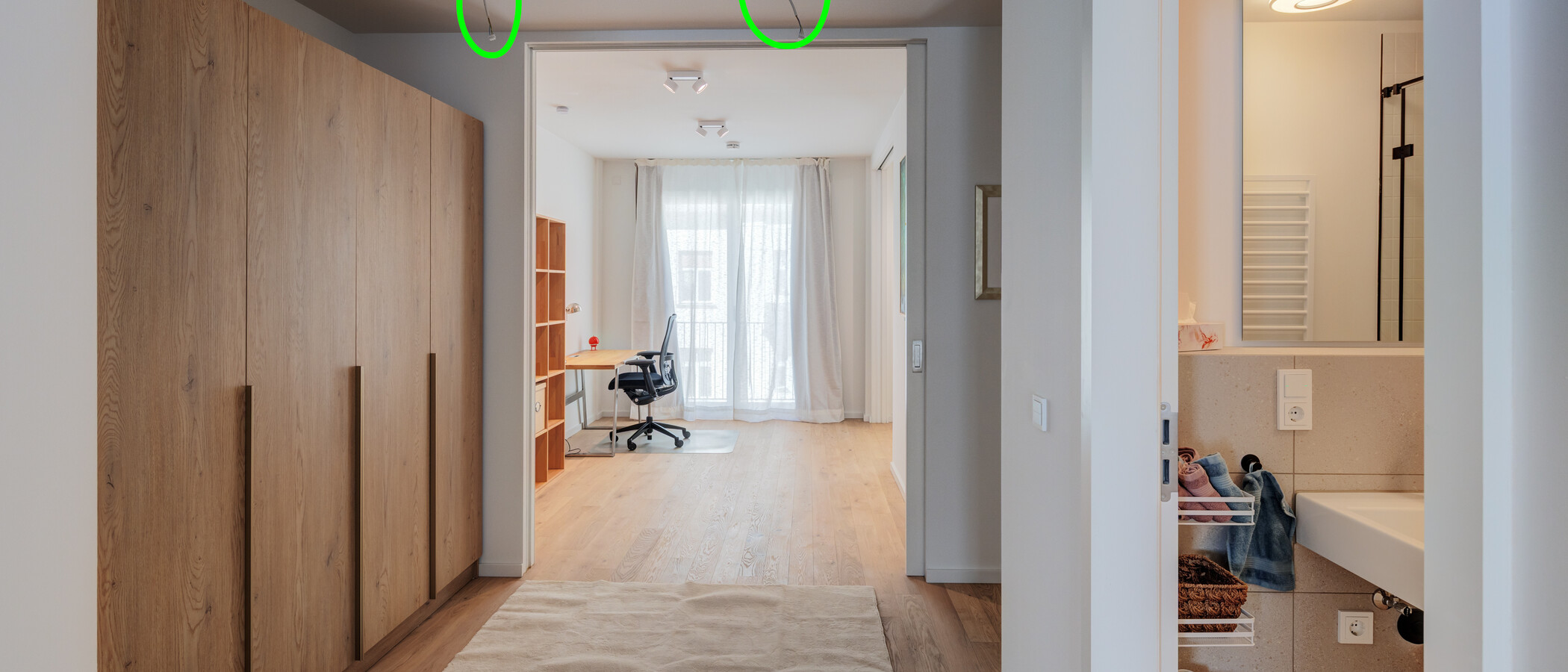 вилла München Schwabing - Domagkpark 02 коридор 995