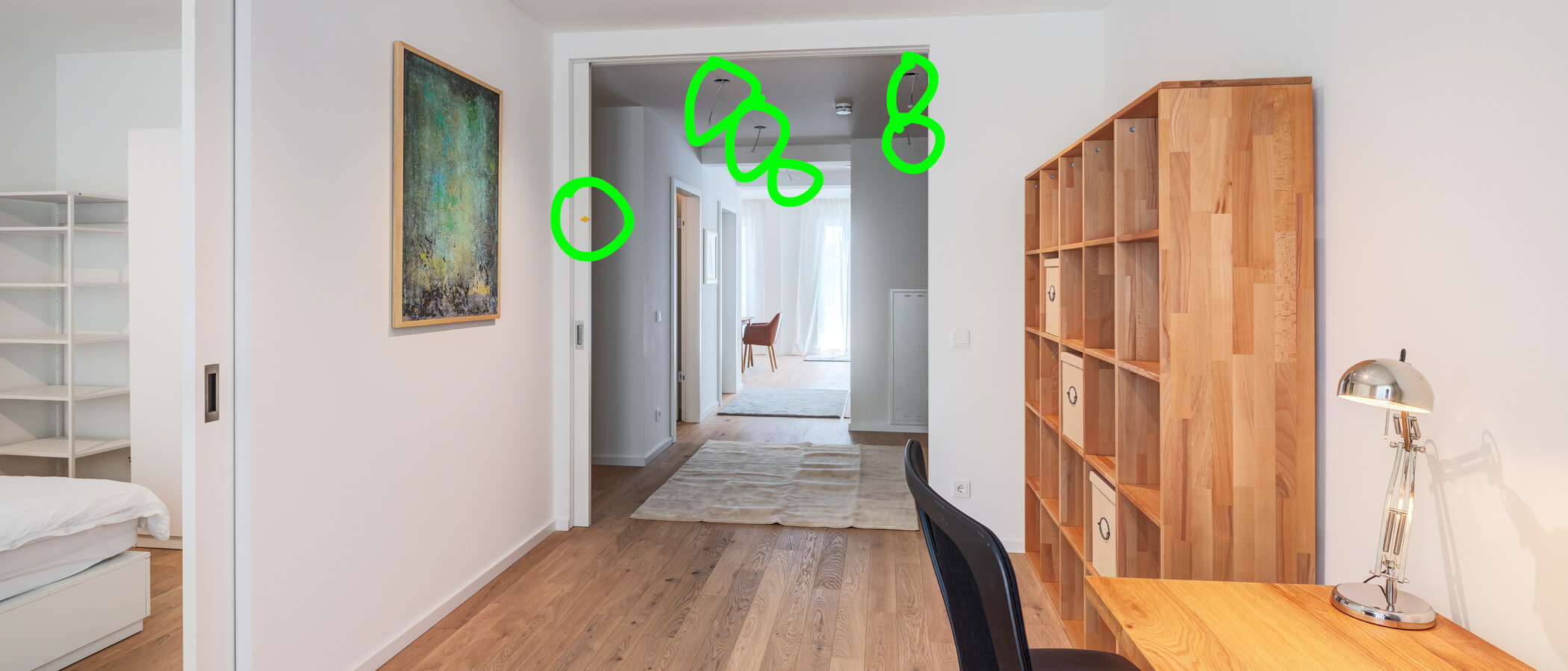 вилла München Schwabing - Domagkpark 02 рабочий кабинет 995