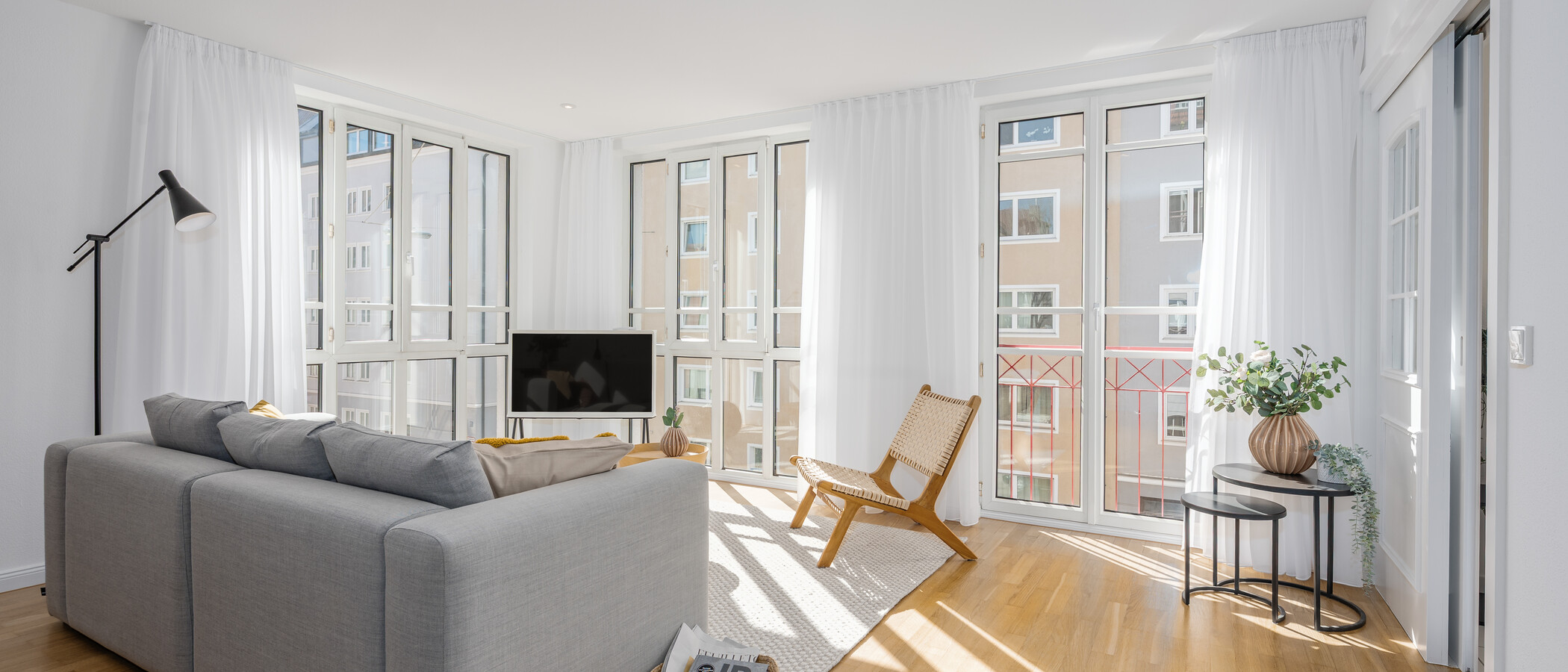вилла München Schwabing - Domagkpark 04 жилое пространство 995