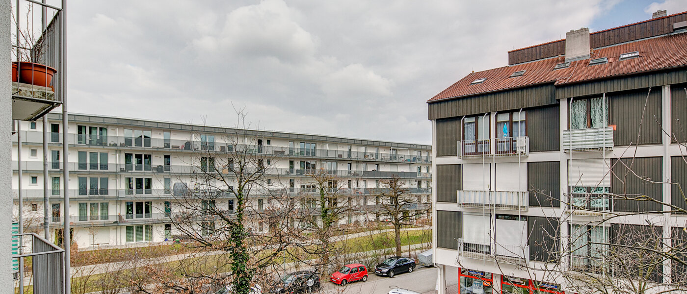 квартира Unterschleißheim 02 вид из окна 9952