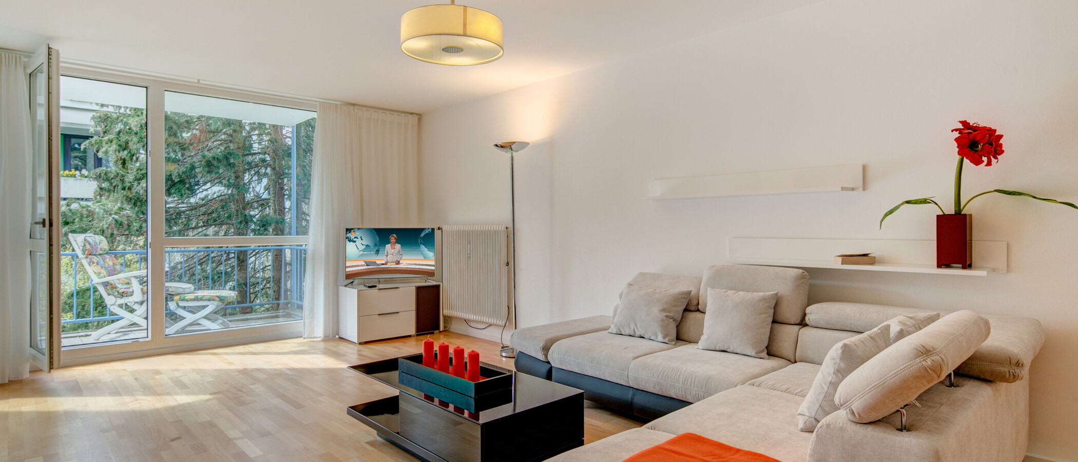 квартира München Schwabing-West 01 гостиная 9967