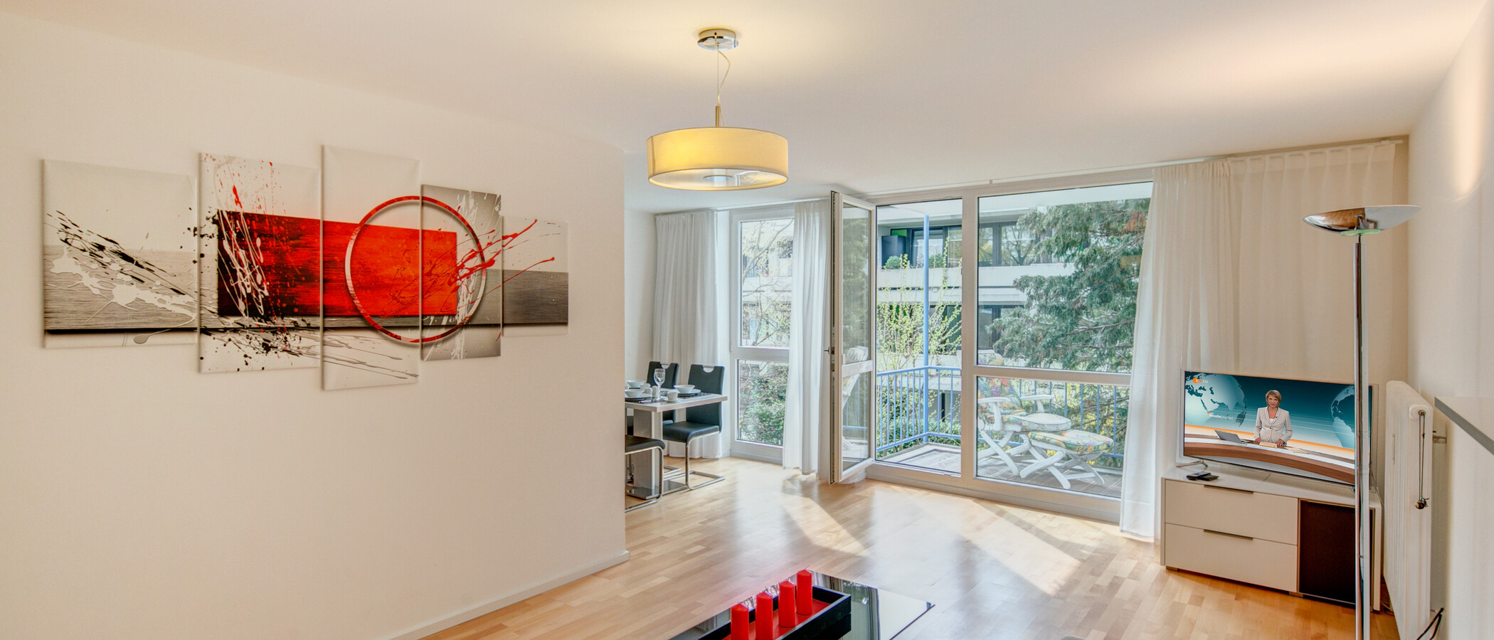 квартира München Schwabing-West 02 гостиная 9967