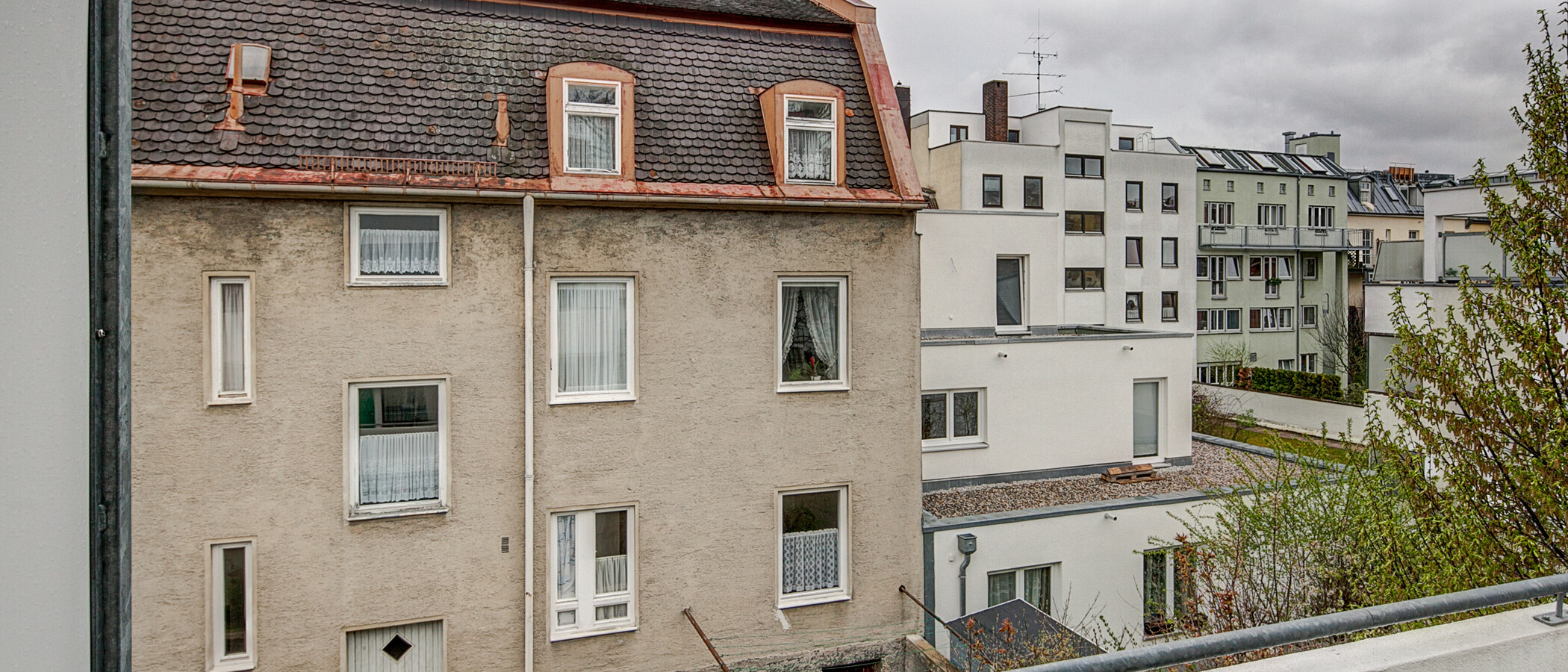 квартира München Milbertshofen 01 вид из окна 9971