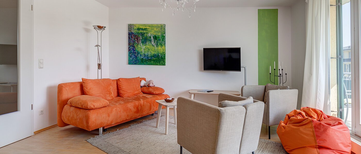 квартира München Moosach 02 гостиная 9984