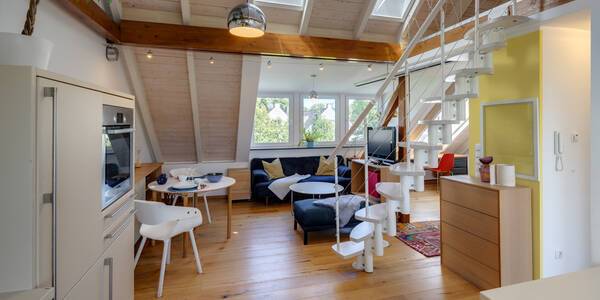 мансардная квартира с 1 комнатная | Мюнхен-Trudering | 10416